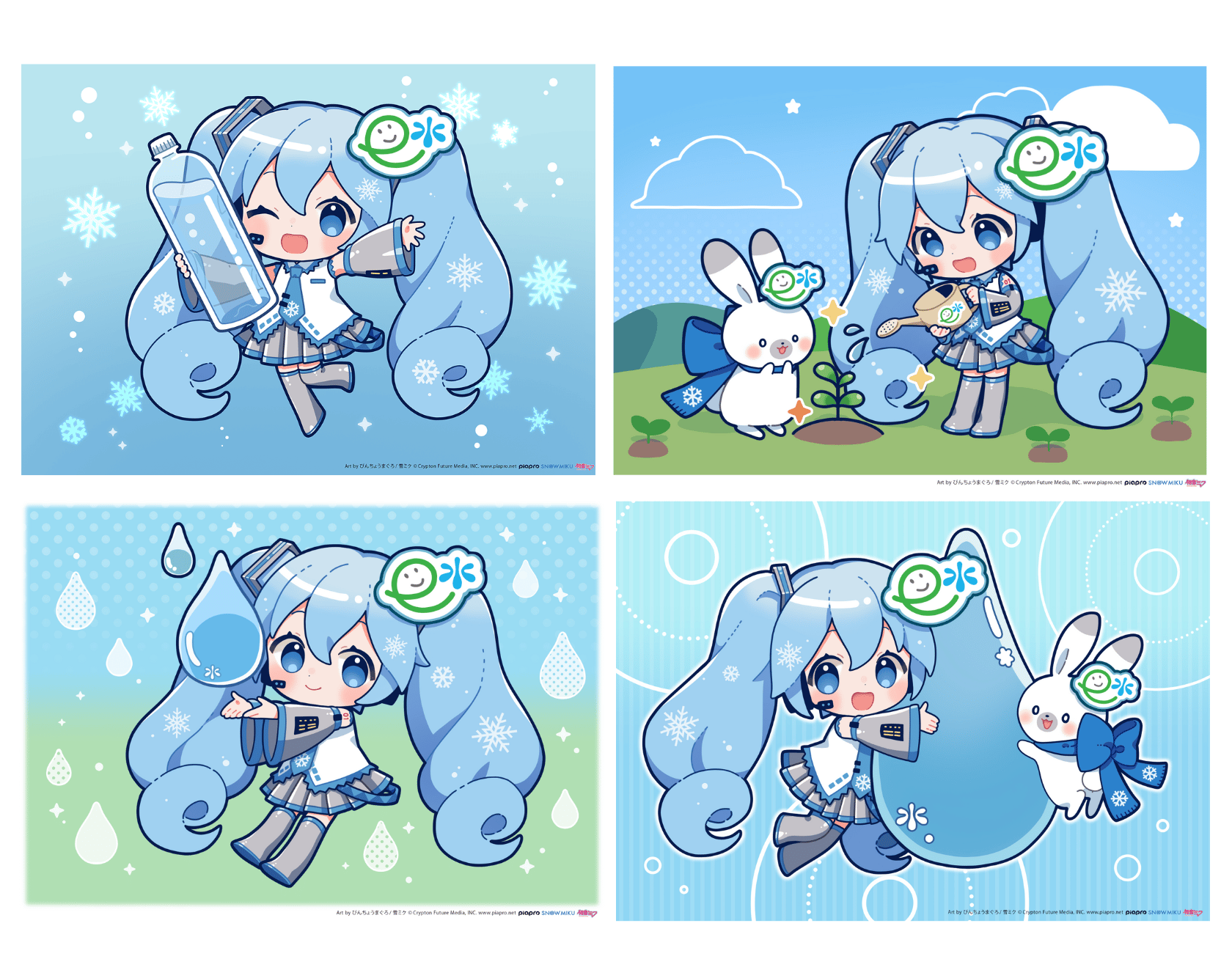 プロジェクトアンバサダー「雪ミク」の新たなイラストを描き下ろし！今後のＰＲ展開で活用していきます！